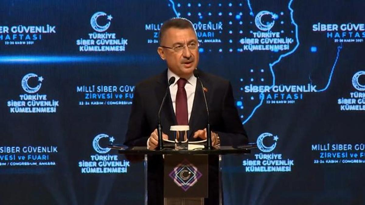 Fuat Oktay: Siber vatan sınırlarımızı korumak, topraklarımızı korumak kadar önemli