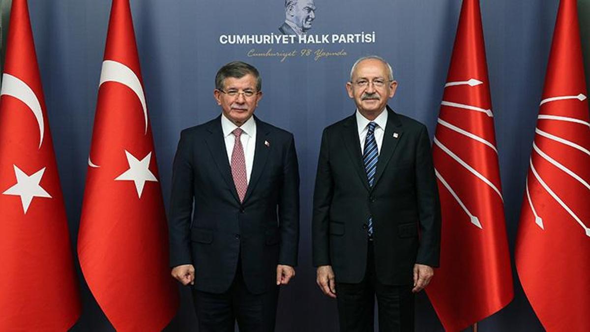 Davutoğlu, Kılıçdaroğlu'nu ziyaret etti