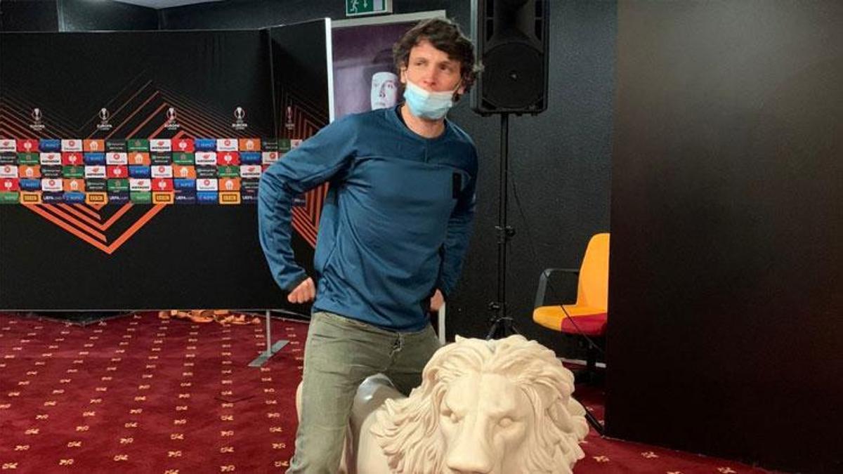 Galatasaray-Marsilya maçı öncesi Fransız gazeteci Romain Canuti'den skandal hareket: Aslanı...
