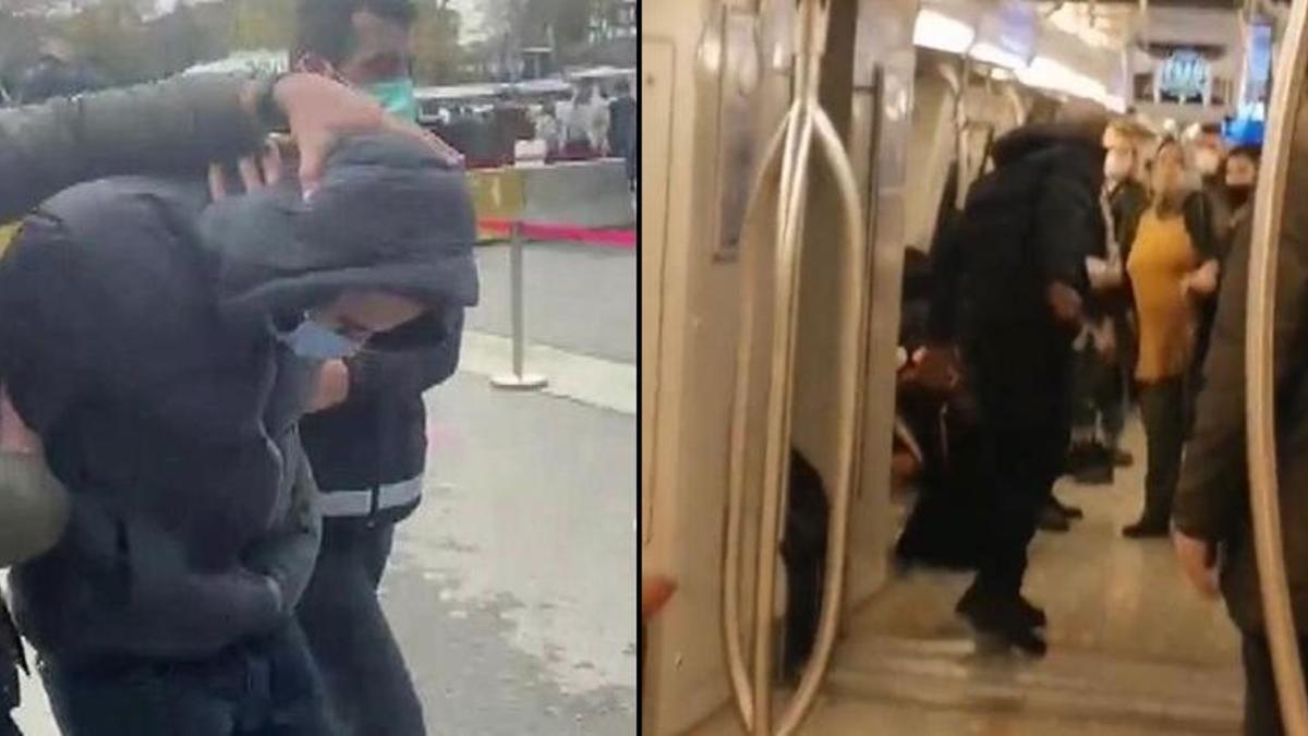Metrodaki bıçaklı saldırganın ilk ifadesi ortaya çıktı! 'Bana döner tekme attı'