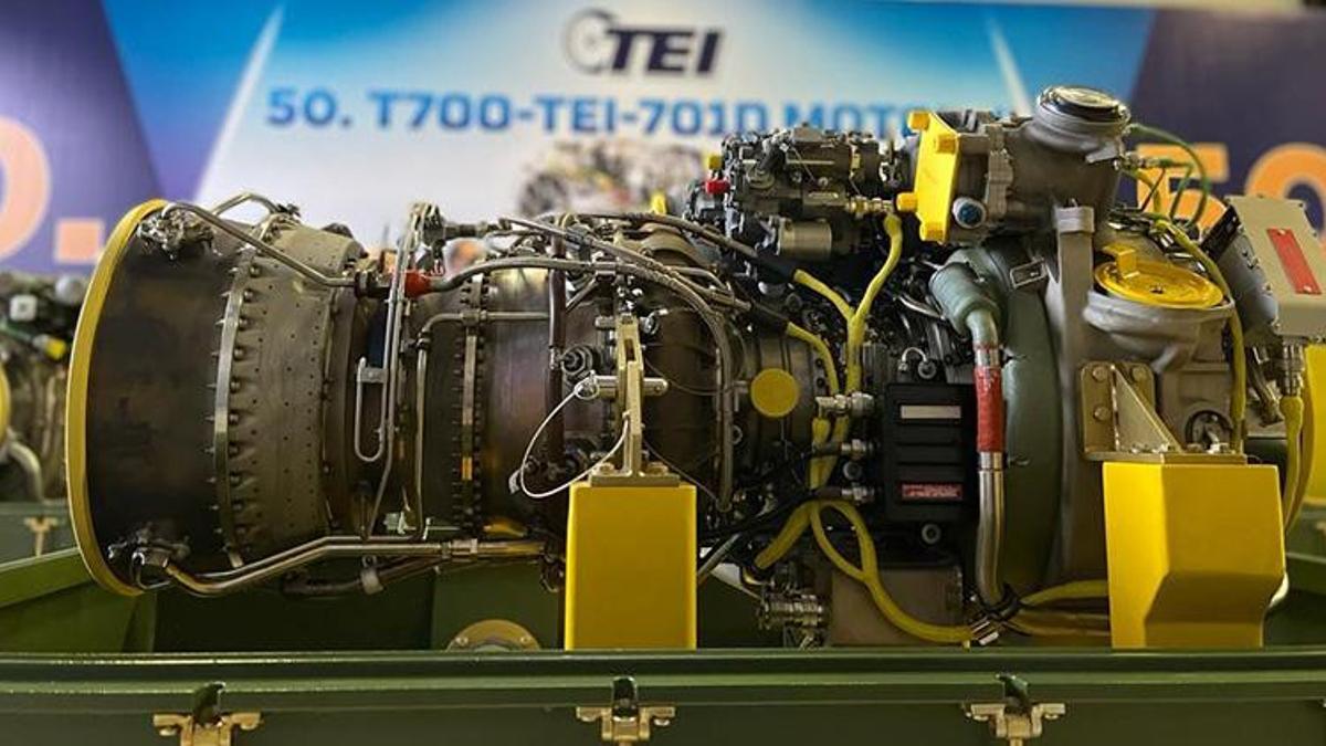 TEI artık haftada bir adet helikopter motoru üretebiliyor