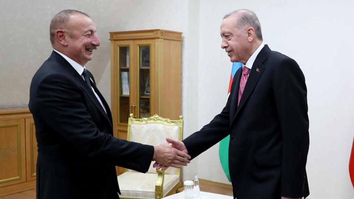 Cumhurbaşkanı Erdoğan, Aliyev ile görüştü