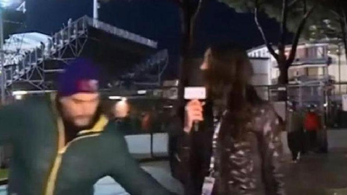 Canlı yayında spor muhabiri Greta Beccaglia'yı taciz edene jet hızında ceza!