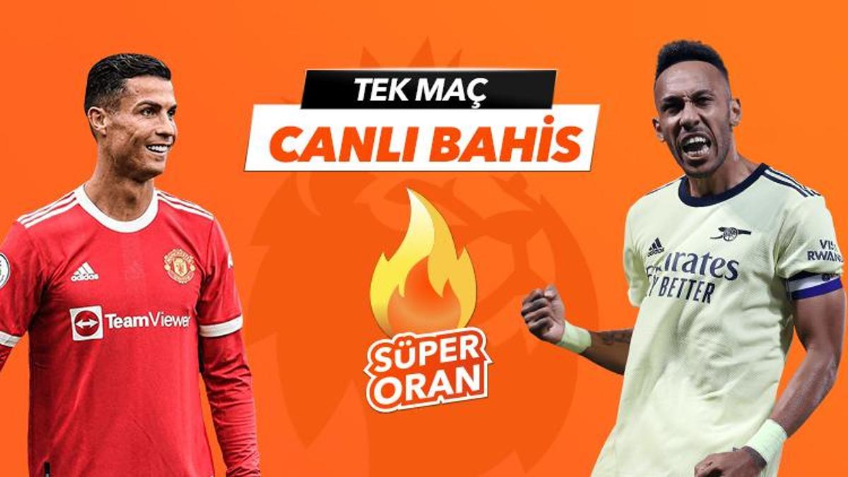 Manchester United - Arsenal maçı Tek Maç ve Canlı Bahis seçenekleriyle Misli.com’da