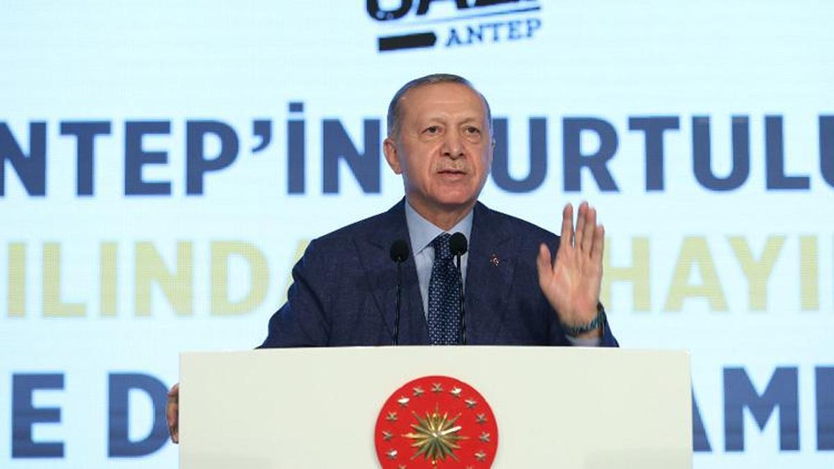 Cumhurbaşkanı Erdoğan'dan ihracat mesajı: Politikamızı görmek isteyen Gaziantep'e baksın
