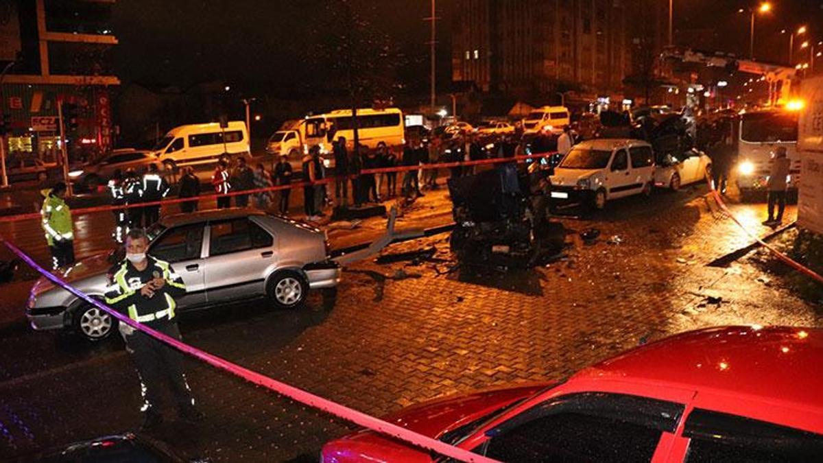 Feci olay! Kaza yeri savaş alanına döndü