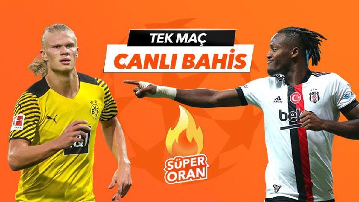 Borussia Dortmund - Beşiktaş maçı Tek Maç ve Canlı Bahis seçenekleriyle Misli.com’da