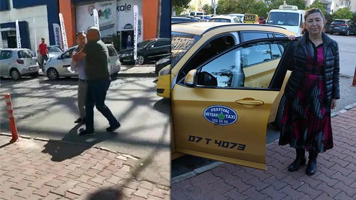 Kadın taksi şoförüne 'satırlı saldırı' iddiası! 'Eğer araya girmeselerdi canımdan olabilirdim'