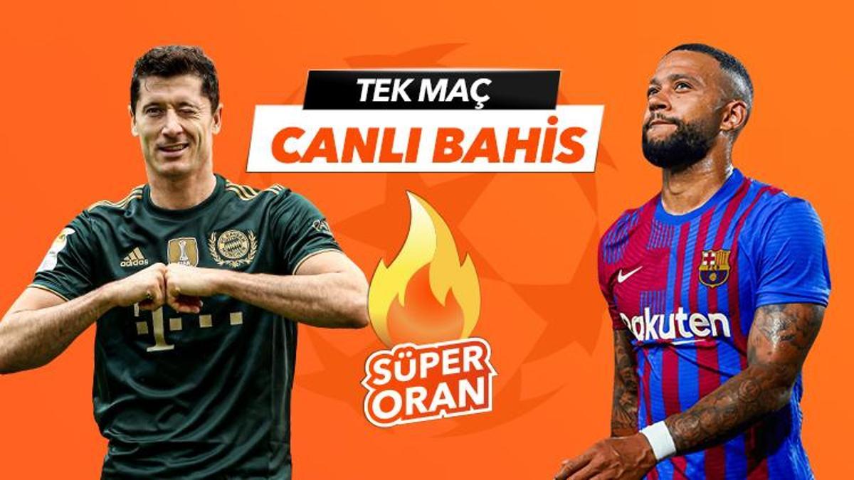 Bayern Münih - Barcelona maçı Tek Maç ve Canlı Bahis seçenekleriyle Misli.com’da