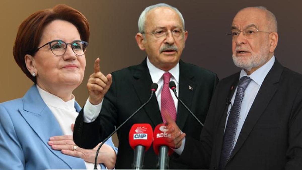 Millet İttifakı’nın aday çıkmazı deşifre oldu! Kılıçdaroğlu, Akşener, Karamollaoğlu, İmamoğlu...