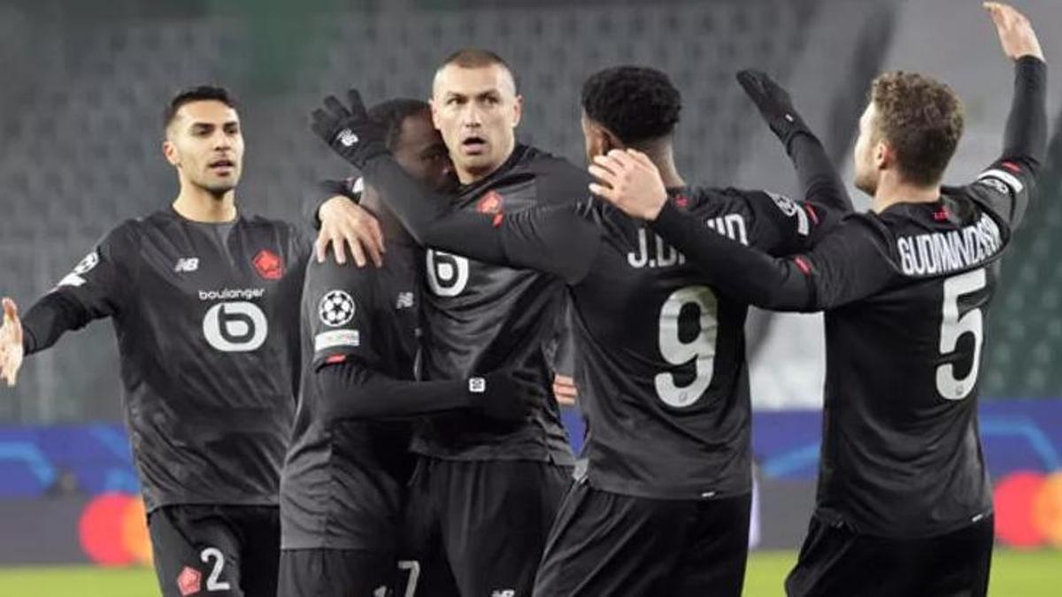 Burak Yılmaz'lı Lille, grubu lider olarak bitirdi!