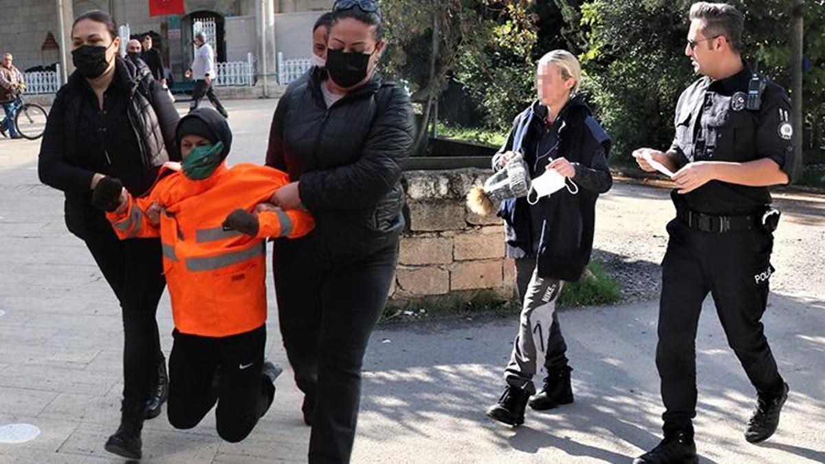 Rus kadın şaşkına çevirdi! Camide bale yapmıştı; bu kez de bir eve izinsiz girdi