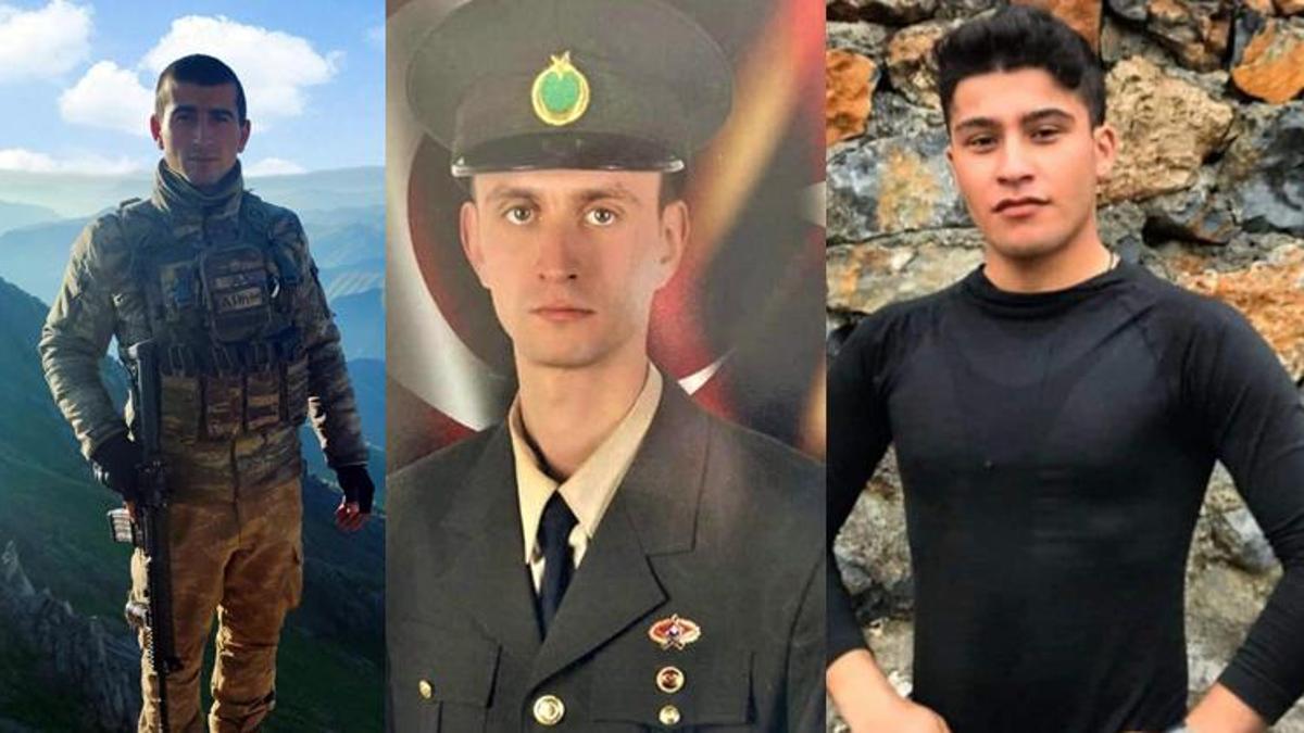 Pençe-Yıldırım'dan acı haber! Üç asker şehit oldu