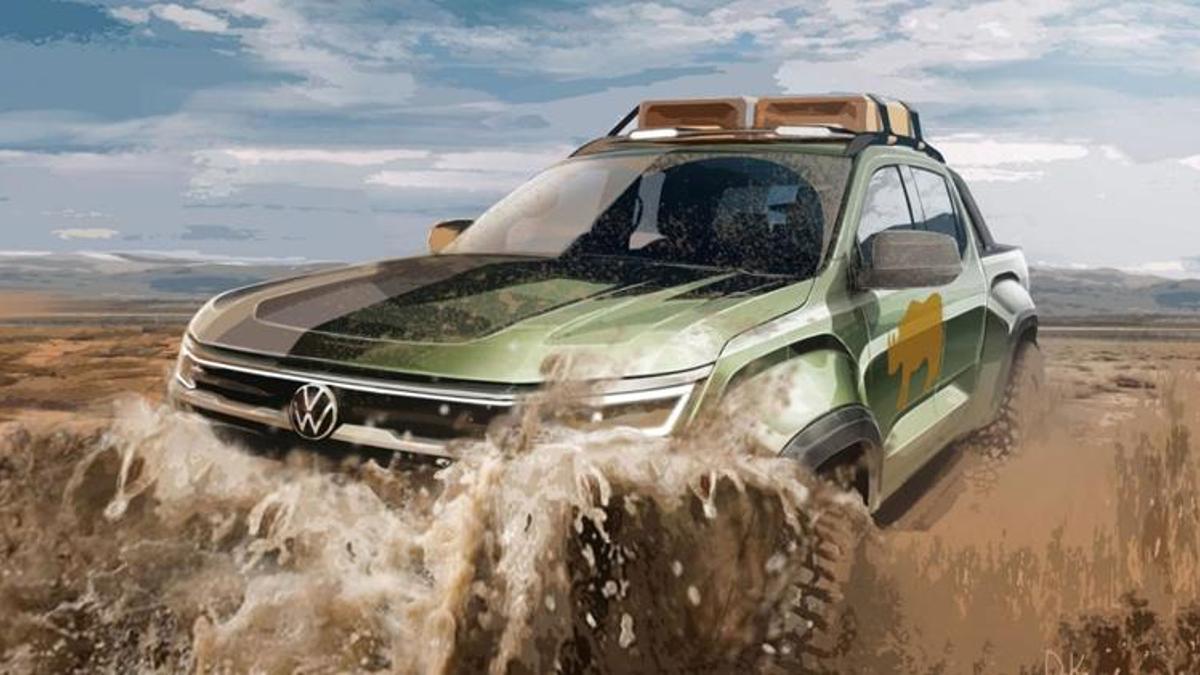 VW Amarok araziye dönüyor