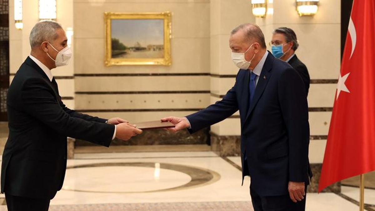 Cumhurbaşkanı Erdoğan, Libya ve BAE büyükelçilerinin güven mektuplarını kabul etti