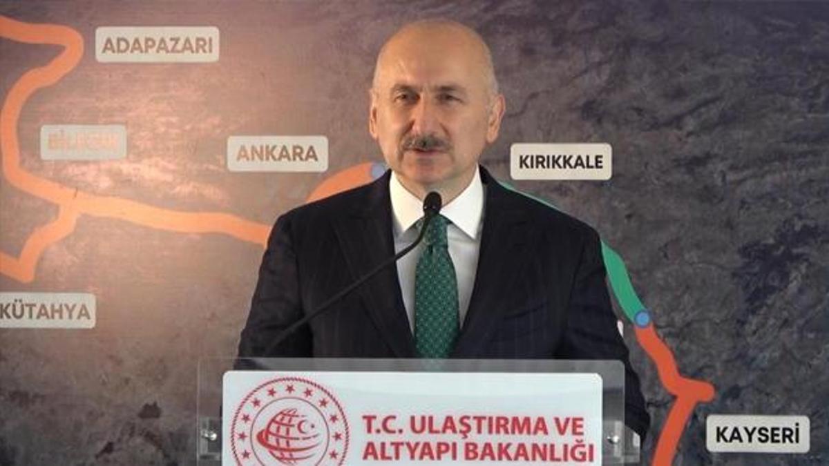 Bakan Karaismailoğlu'dan hızlı tren müjdesi! İki şehir arası 2 saate inecek