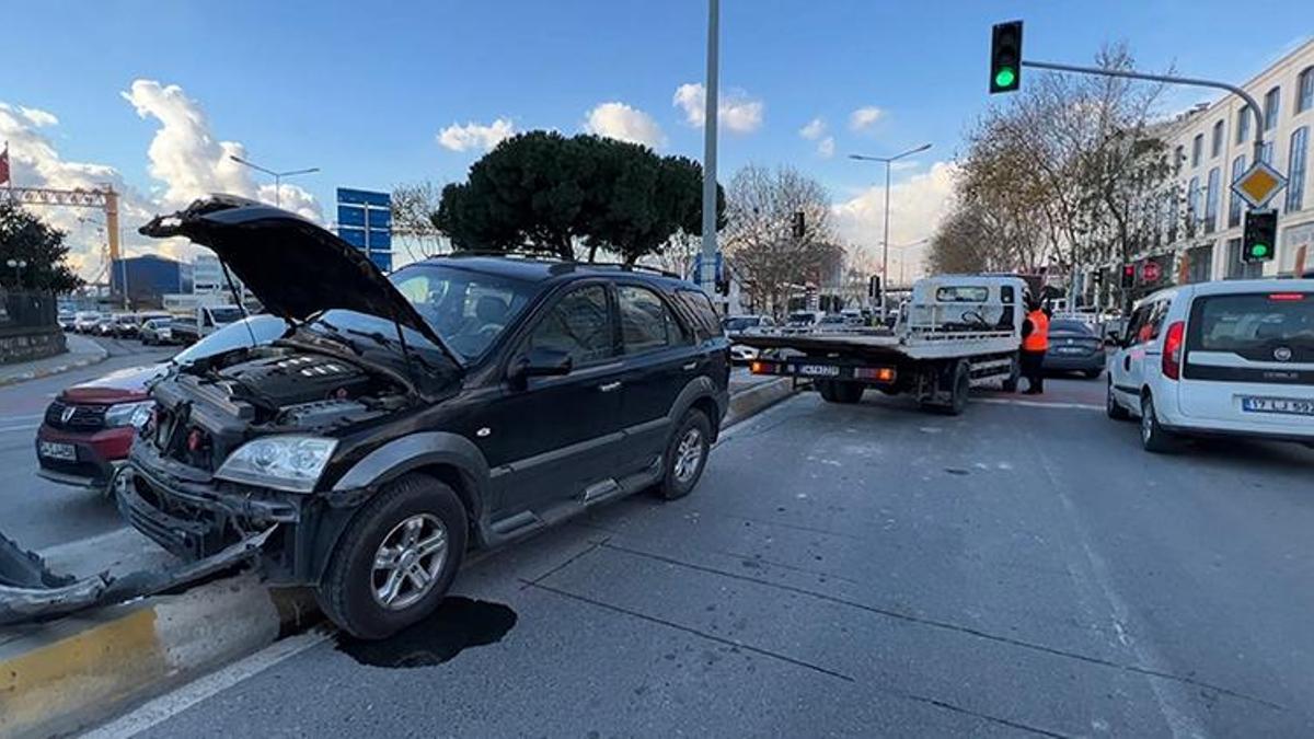 Tuzla’da ters yöne giren taksi sürücüsü ortalığı savaş alanına çevirdi!