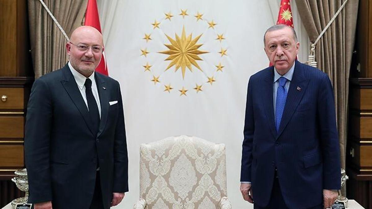 Cumhurbaşkanı Erdoğan Ferit Şahenk’i kabul etti