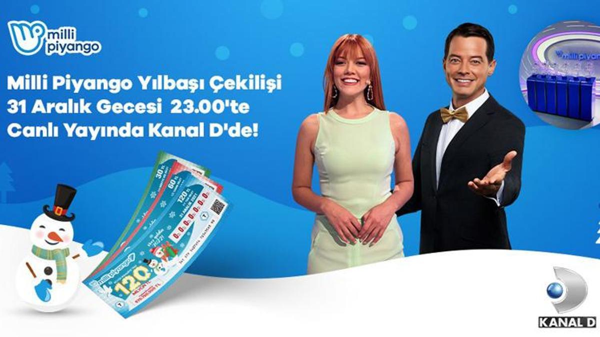 Geleneksel Milli Piyango yılbaşı çekilişi Kanal D ekranlarında!