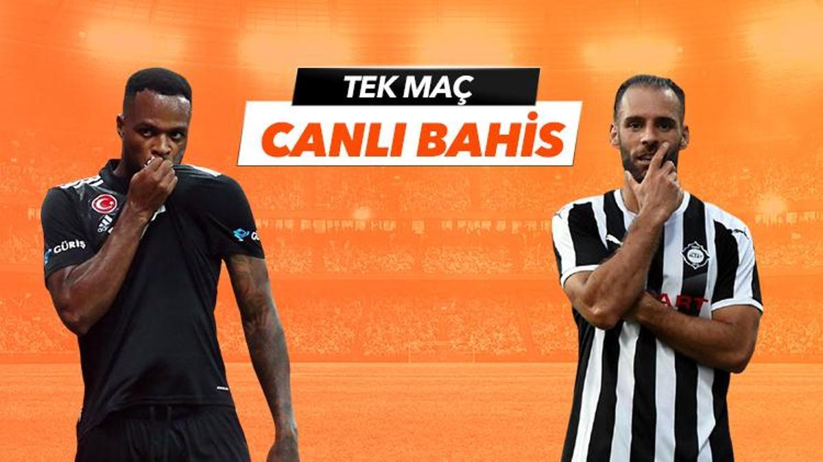 Beşiktaş - Altay maçı Tek Maç ve Canlı Bahis seçenekleriyle Misli.com’da