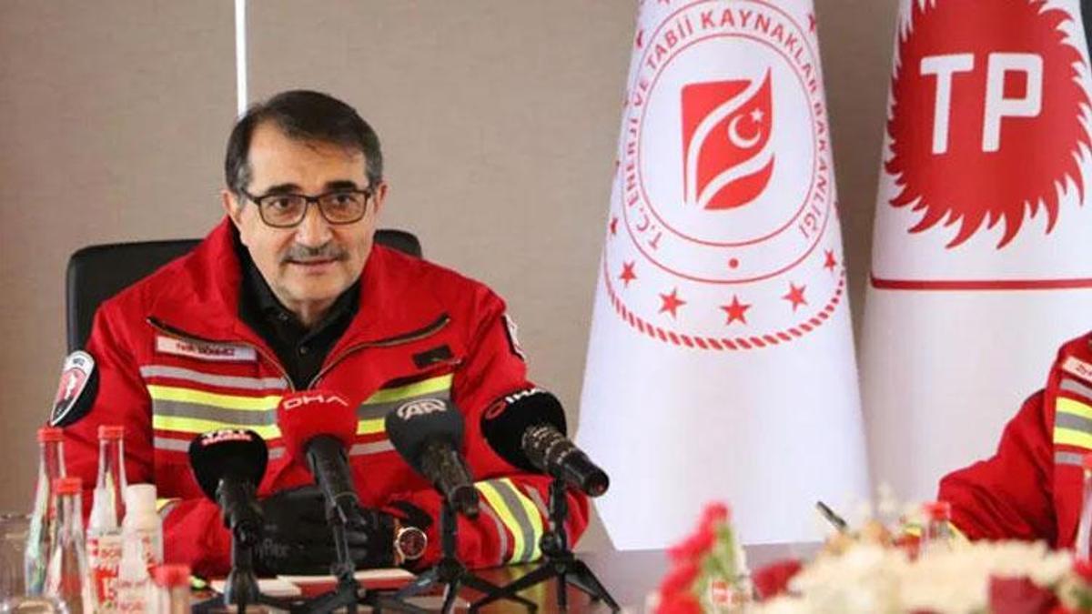 Enerji ve Tabii Kaynaklar Bakanı Fatih Dönmez'den Karadeniz gazı açıklaması: Önümüzdeki yılın ilk çeyreğinde yakmış olacağız...