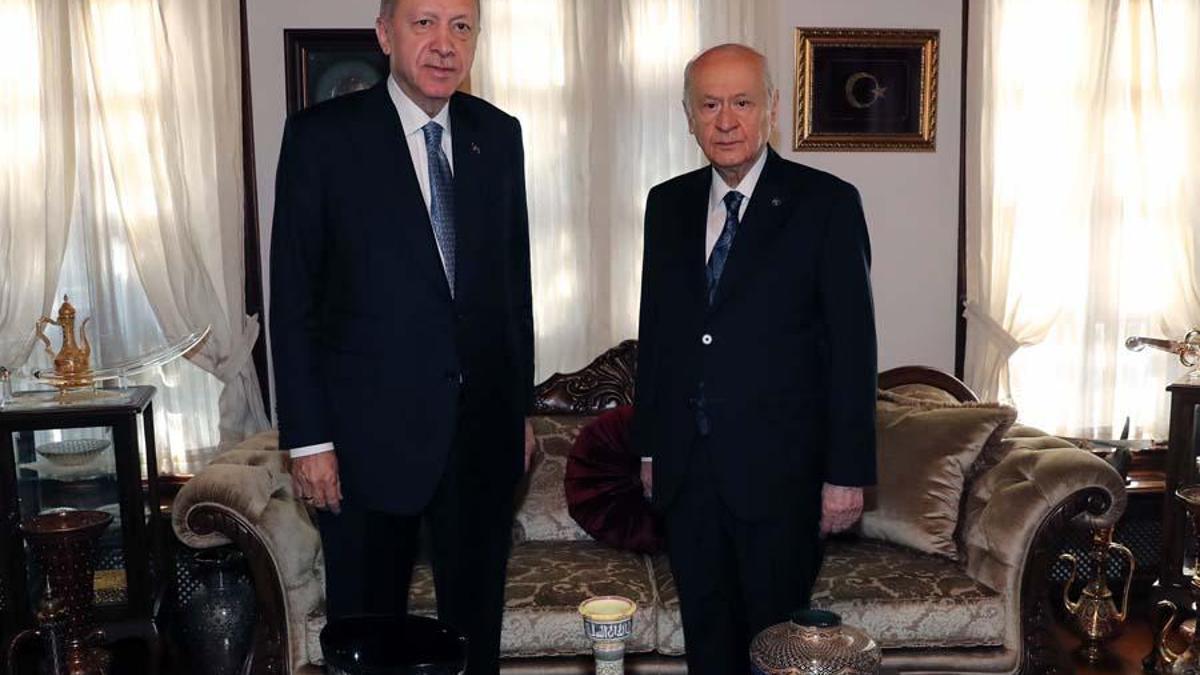 Cumhurbaşkanı Erdoğan ile Devlet Bahçeli görüştü! Masada 4 kritik başlık vardı...