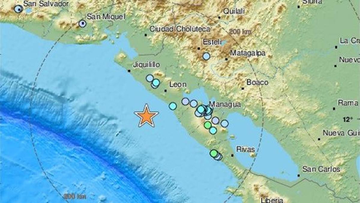 Nikaragua’da 6.1 büyüklüğünde deprem!