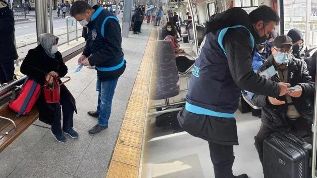 Polis ekipleri broşür dağıtarak vatandaşları uyardı!