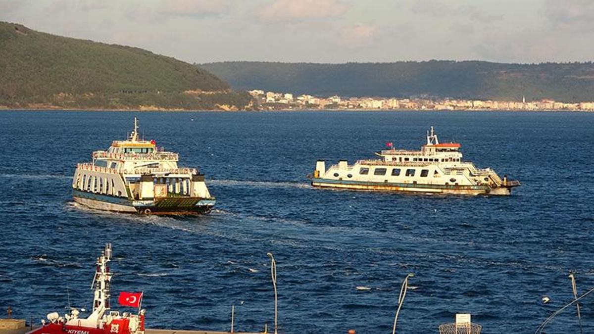 Gökçeada'ya 3 gündür feribot seferi yok