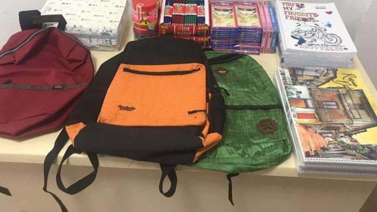 İhtiyaç sahibi öğrencilere kırtasiye yardımı