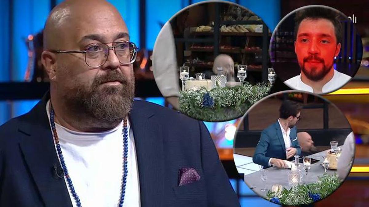 Sandalyesi kırılan Somer Sivrioğlu yere düştü! MasterChef'te kahkahaya boğan anlar