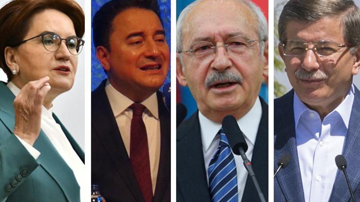 Kulisleri sallayan yeni ittifak iddiası! Kılıçdaroğlu, Akşener, Babacan, Davutoğlu...