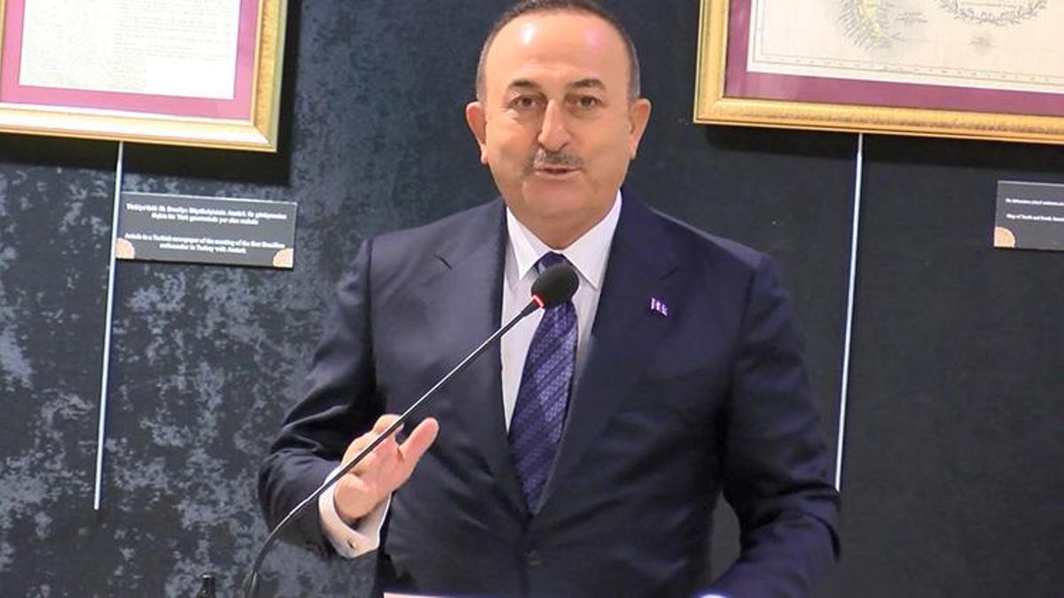Bakan Çavuşoğlu Latin Amerika ülkeleri sergisinin açılışına katıldı