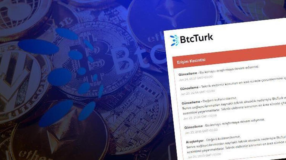 BTCTurk neden açılmıyor? BTCTurk hacklendi mi? BTCTurk erişim sorunu devam ediyor mu?