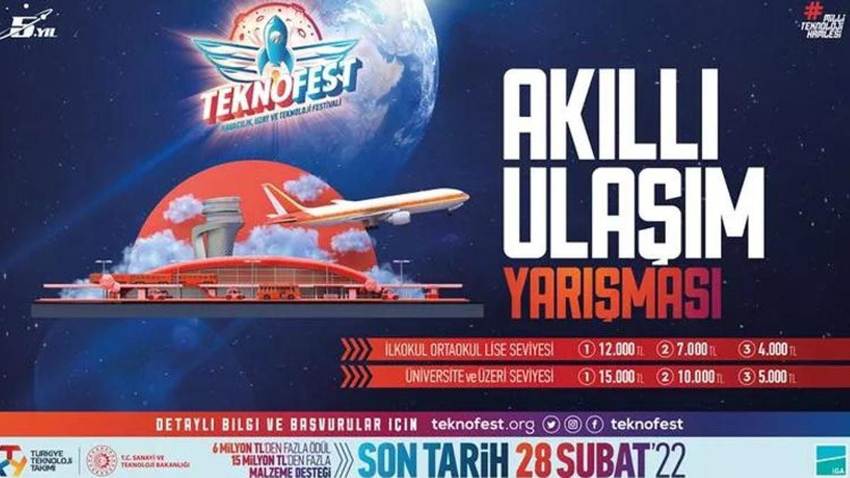 TEKNOFEST Akıllı Ulaşım Yarışması başvuruları başladı