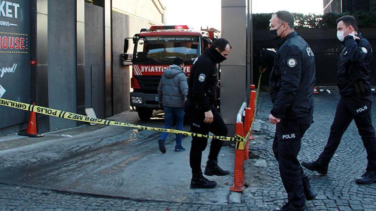 Beşiktaş'ta restoranda yangın çıktı