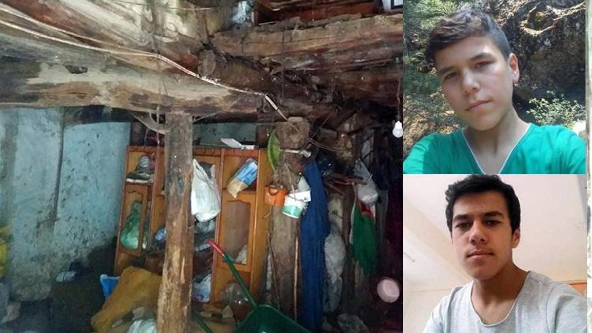 Yangında evleri çöktü, 2 kardeÅŸ hayatını kaybetti! 'Engel olamadık'