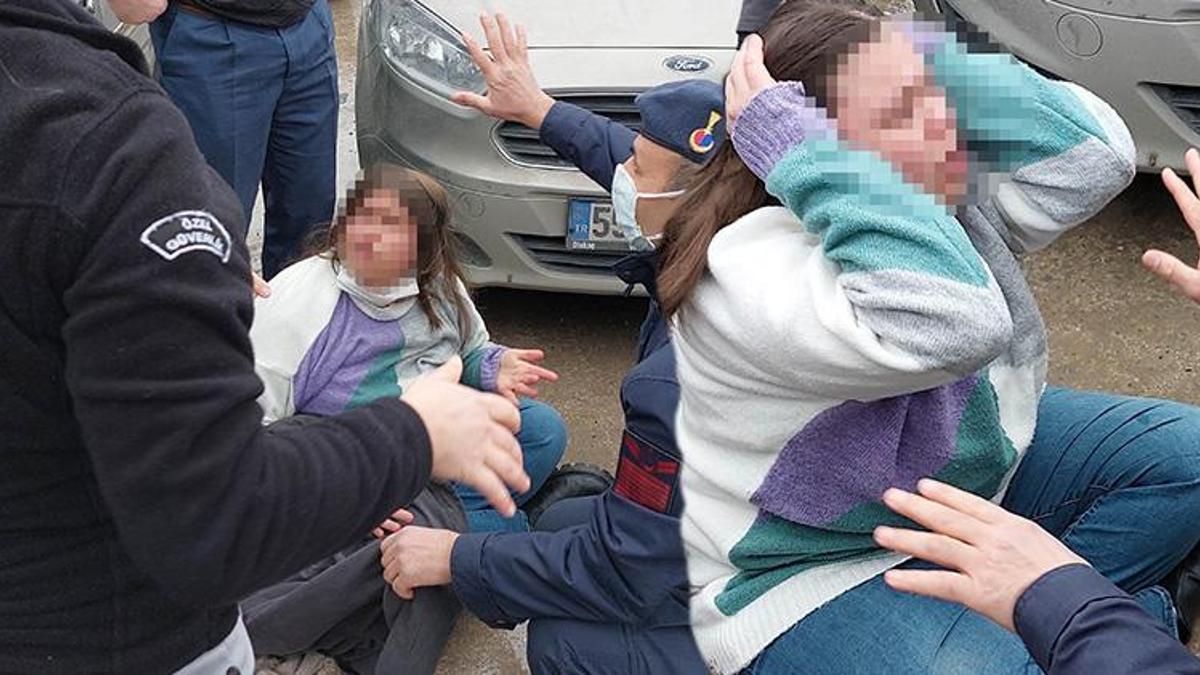 Genç kız hastane bahçesindeki araçların yolunu kesip olay çıkarttı! Kimse sakinleştiremedi