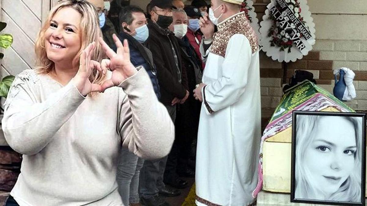 ABD'de eski eşinin öldürdüğü Bengü, son yolculuğuna uğurlandı