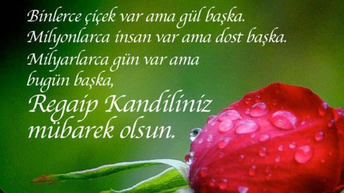 Regaip Kandili mesajları! 2022 En yeni, hadisli, dualı, uzun, kısa ve öz seçenekleriyle resimli Regaip Kandili sözleri…