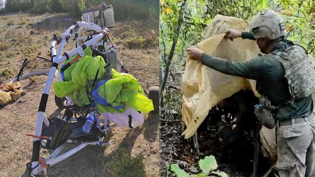 Paramotorla Amanoslar'a gelen PKK'lı teröriste 9 yıl 7 ay hapis
