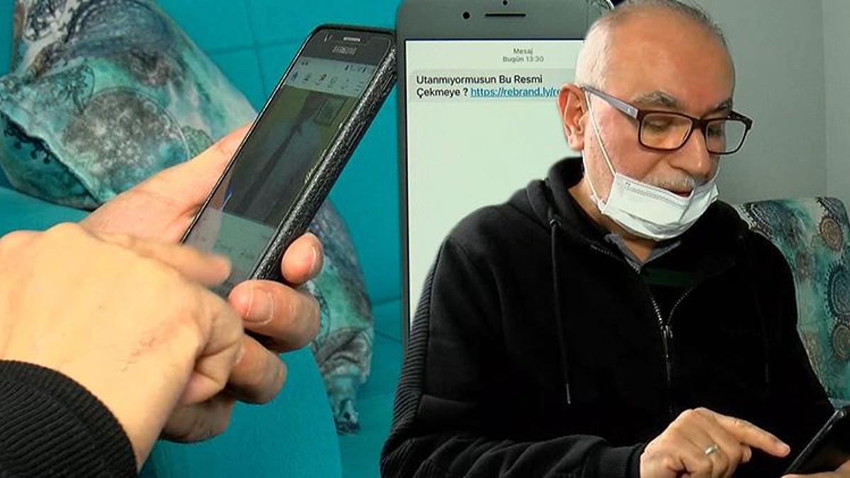 Mesajla müstehcen fotoğraf tuzağı! 'Utanmıyor musun bu resmi çekmeye'