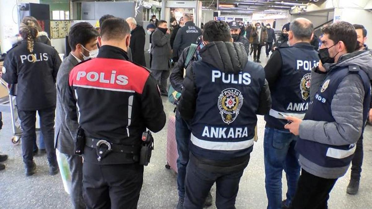 AŞTİ'de 500 polisle denetim; 72 kişiye 52 bin TL ceza