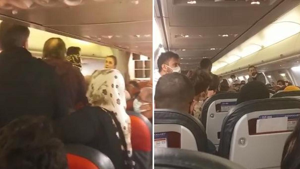 Diyarbakır-İstanbul seferi yapan uçakta şüpheli durum