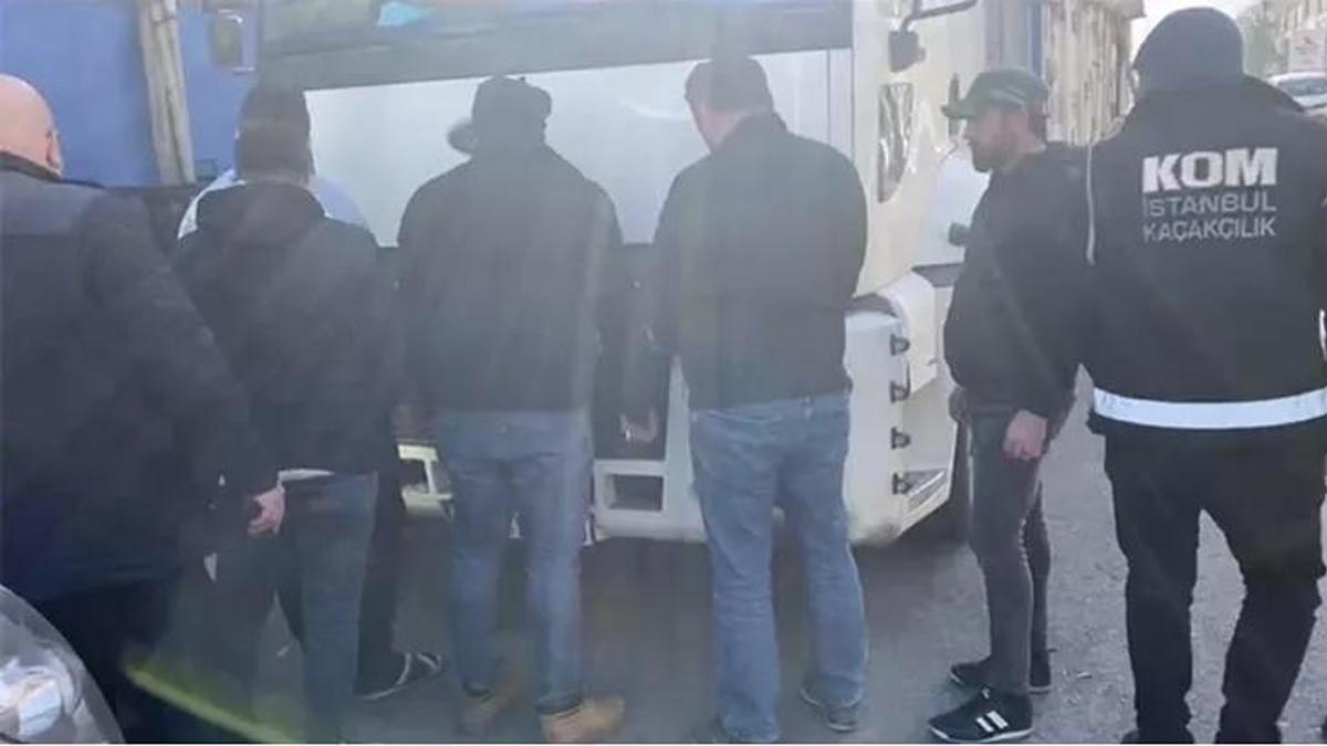Polisin şüpheyle durduğu araçtan sahte içki çıktı!