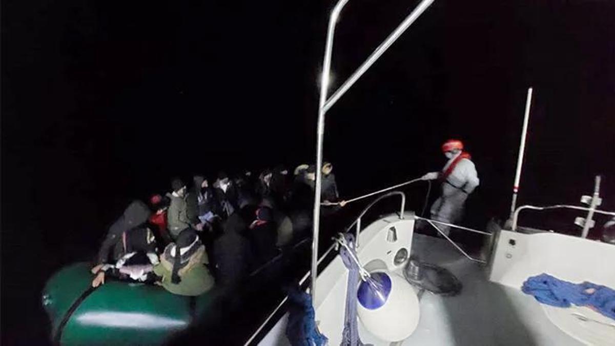 Marmaris ve Datça açıklarında 87 kaçak göçmen kurtarıldı!