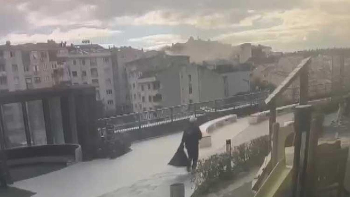 Üsküdar'daki feci patlamanın görüntüleri ortaya çıktı!
