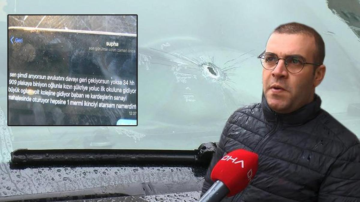 Tehdit mesajları alan kişiye silahlı saldırı! 'Sana çocuklarının cenazesini göstereceğim'