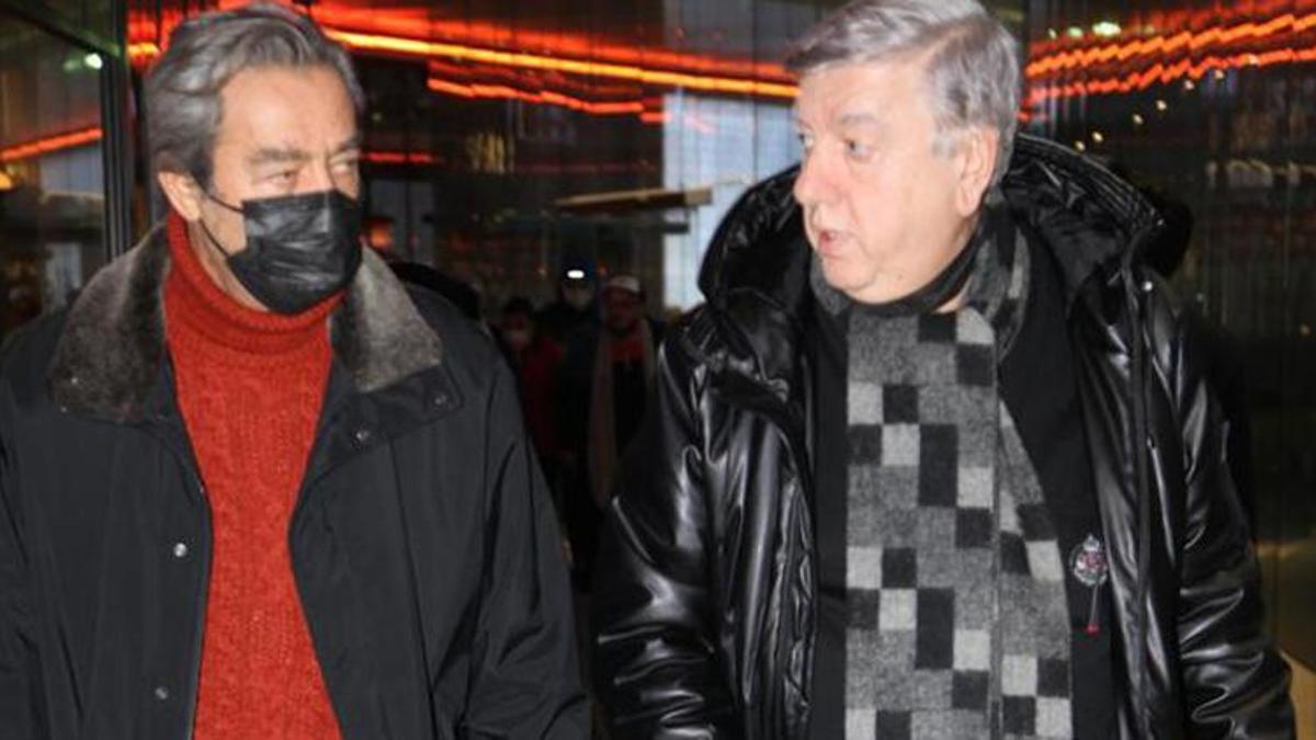Kadir İnanır ve dostu Faik Çetiner bir arada!