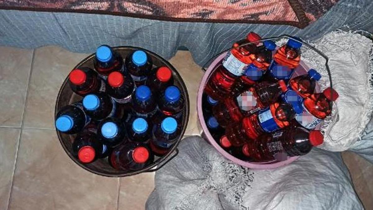 Adana’da sahte içki operasyonu; 3 gözaltı